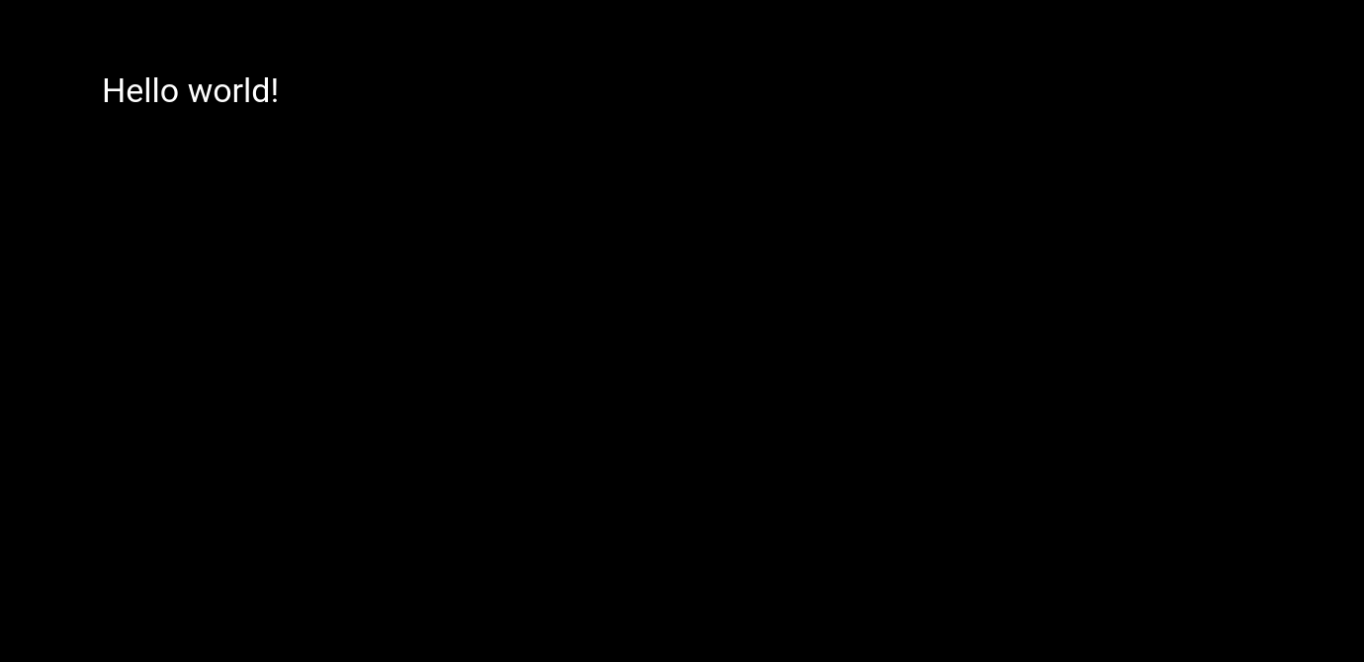 Screenshot of the project #1